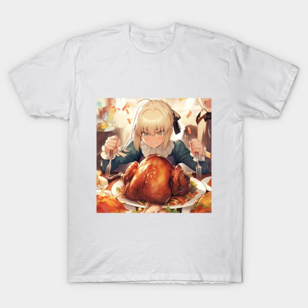 saber thanksgiving T-Shirt by WabiSabi Wonders